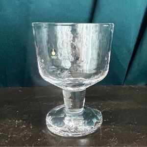 Vintage 60's Swedish Glass "Rustika" series by Göran Wärff for Pukeberg Glasbruk